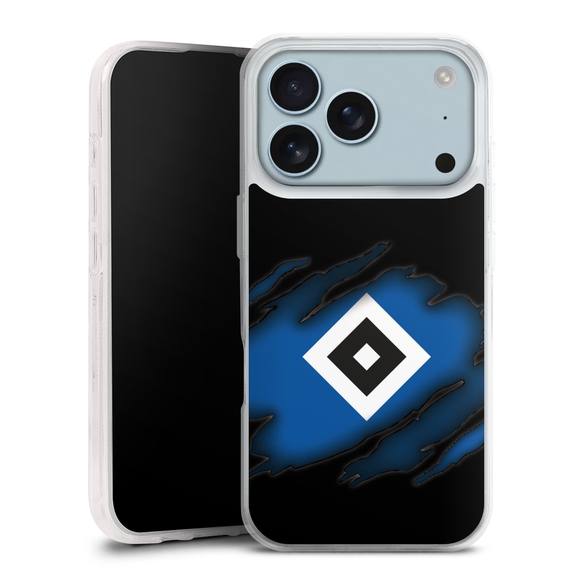 iPhone 17 Pro Handy Silikon Hülle Case transparent Handyhülle Official Licensed Product Hsv Hamburger Sv Silikon Case