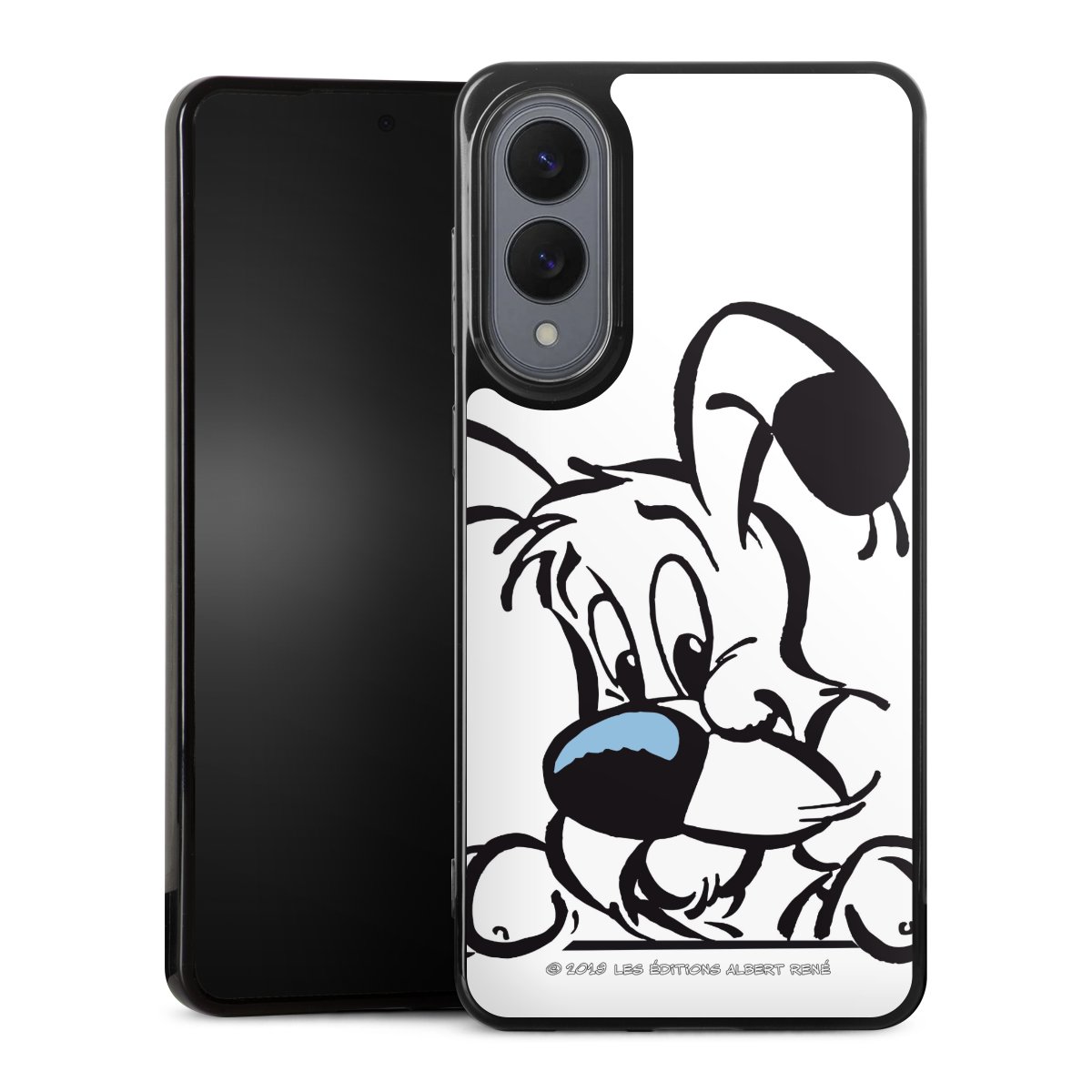 Galaxy S25 Edge Handy Silikon Hülle Case schwarz Handyhülle Official Licensed Product Comic Idefix