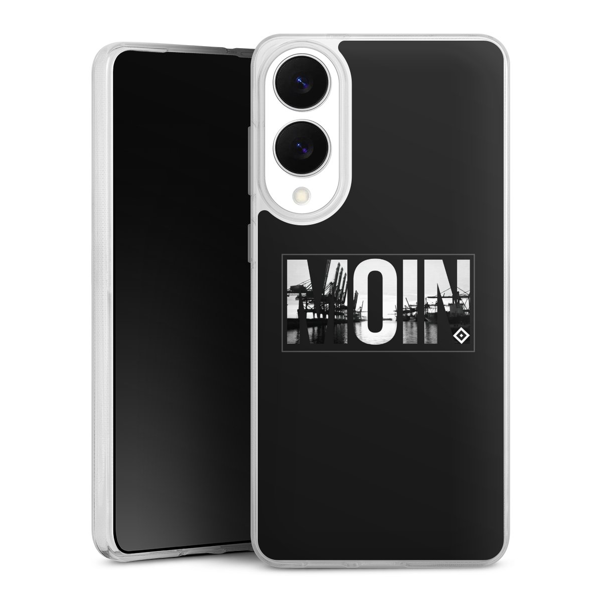 Galaxy S25 Edge Handy Silikon Hülle Case transparent Handyhülle Hamburger Sv Hsv Official Licensed Product Silikon Case