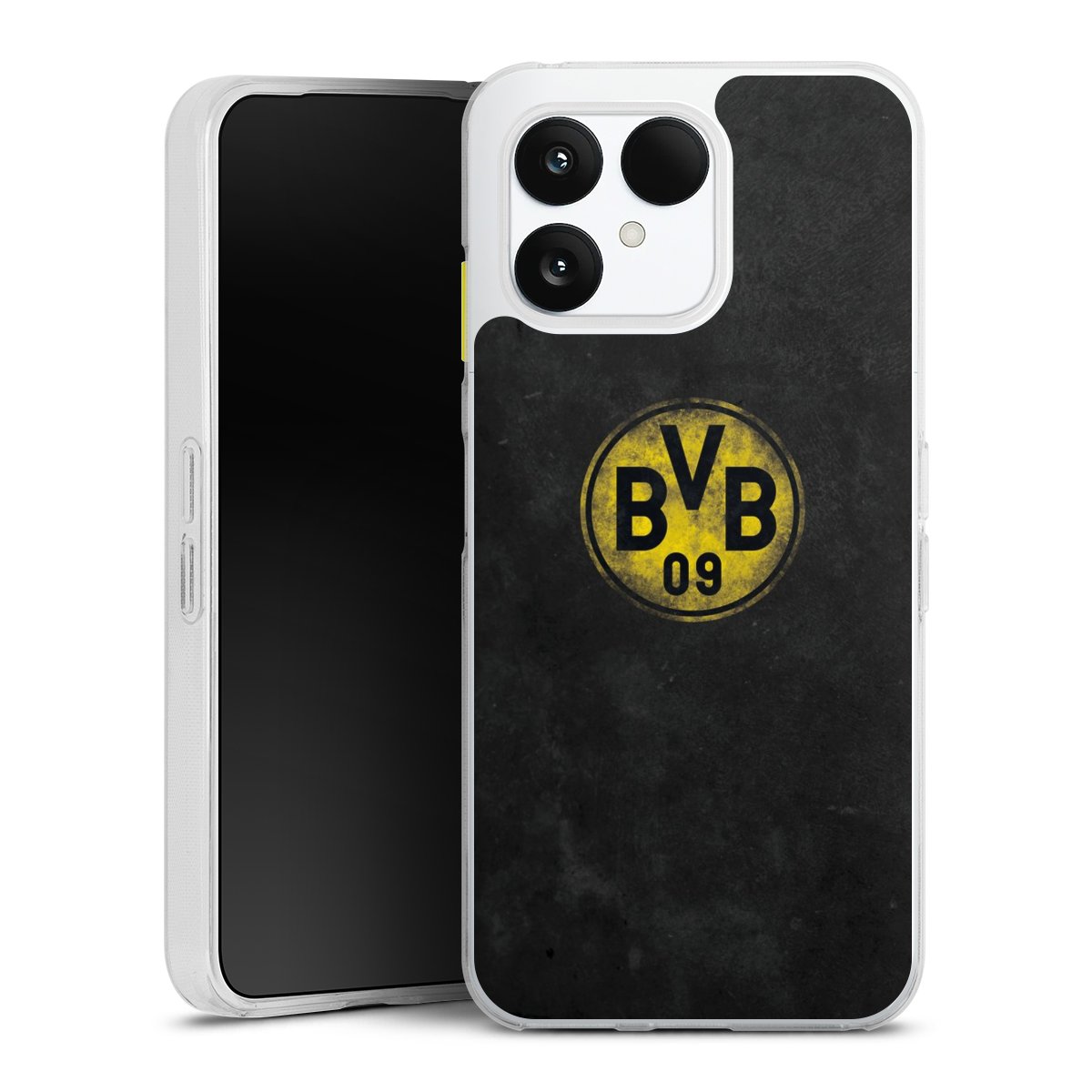 Fairphone 6 Handy Silikon Hülle Case transparent Handyhülle Borussia Dortmund Bvb Merchandise Silikon Case