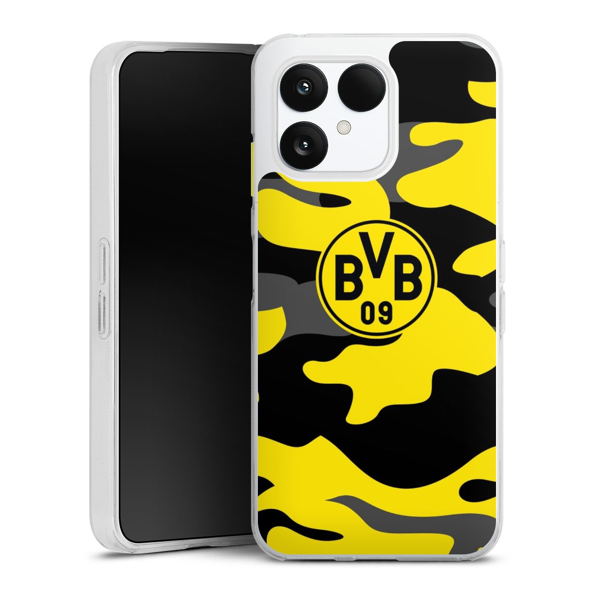 Fairphone 6 Handy Silikon Hülle Case transparent Handyhülle Merchandise Borussia Dortmund Bvb Silikon Case