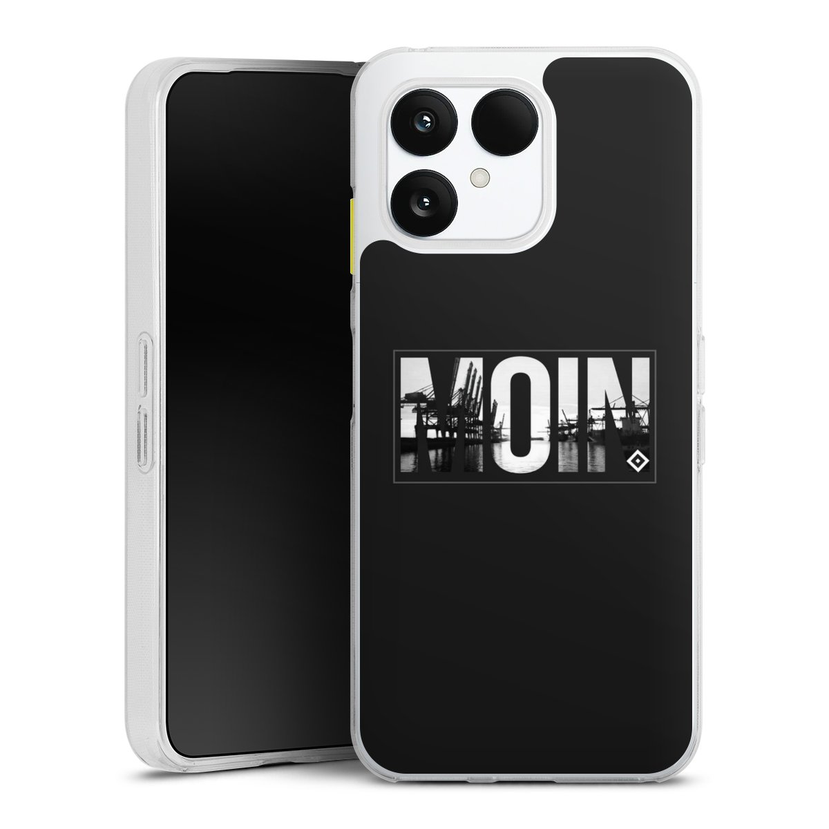 Fairphone 6 Handy Silikon Hülle Case transparent Handyhülle Hamburger Sv Hsv Official Licensed Product Silikon Case