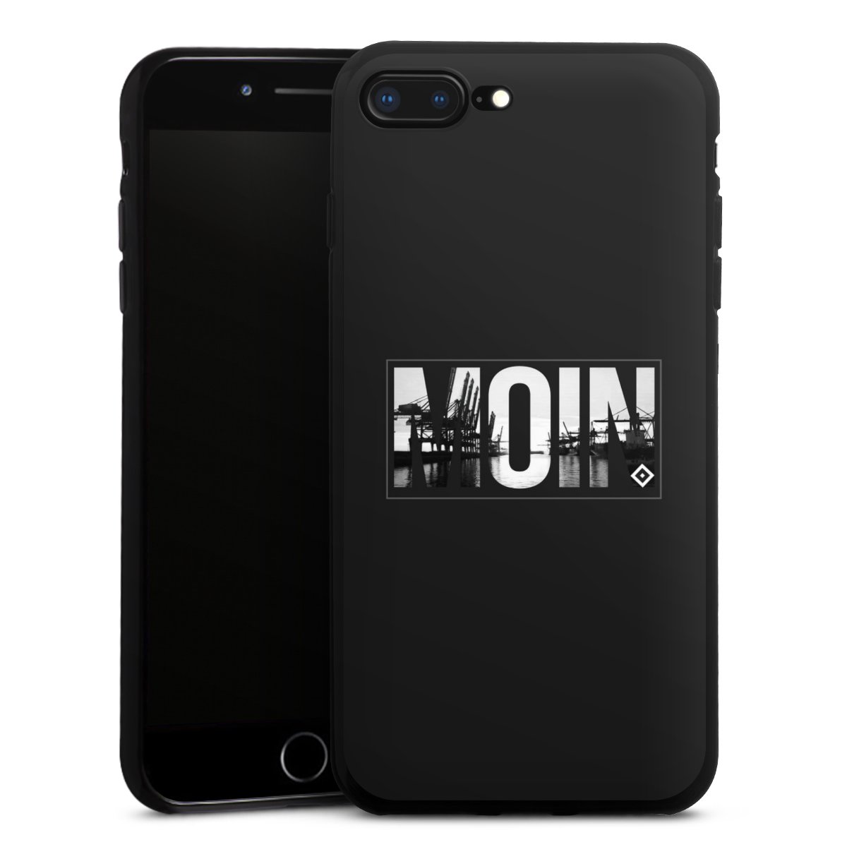 iPhone 8 Plus Handy Silikon Hülle Case schwarz Handyhülle Hamburger Sv Hsv Official Licensed Product