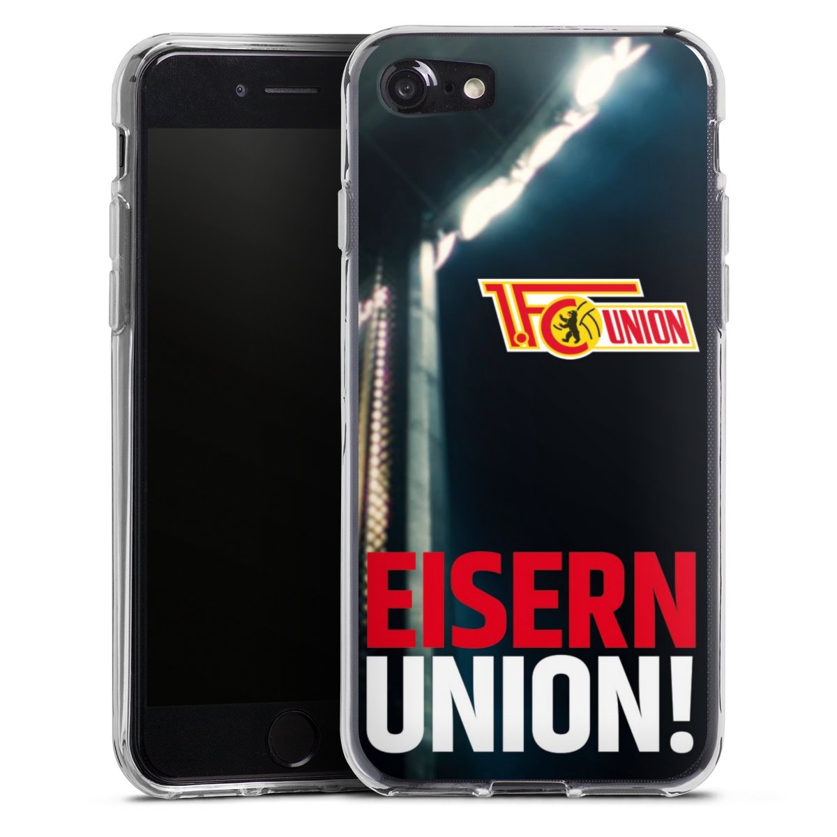 iPhone SE (2020) Handy Silikon Hülle Case transparent Handyhülle Soccer 1. Fc Union Berlin Merchandise Silikon Case