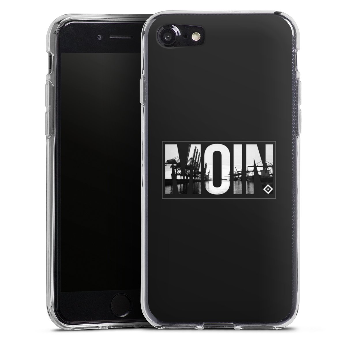 iPhone SE (2020) Handy Silikon Hülle Case transparent Handyhülle Hamburger Sv Hsv Official Licensed Product Silikon Case