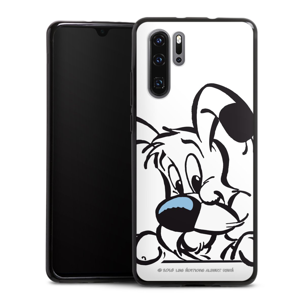 Huawei P30 Pro Handy Silikon Hülle Case schwarz Handyhülle Official Licensed Product Comic Idefix
