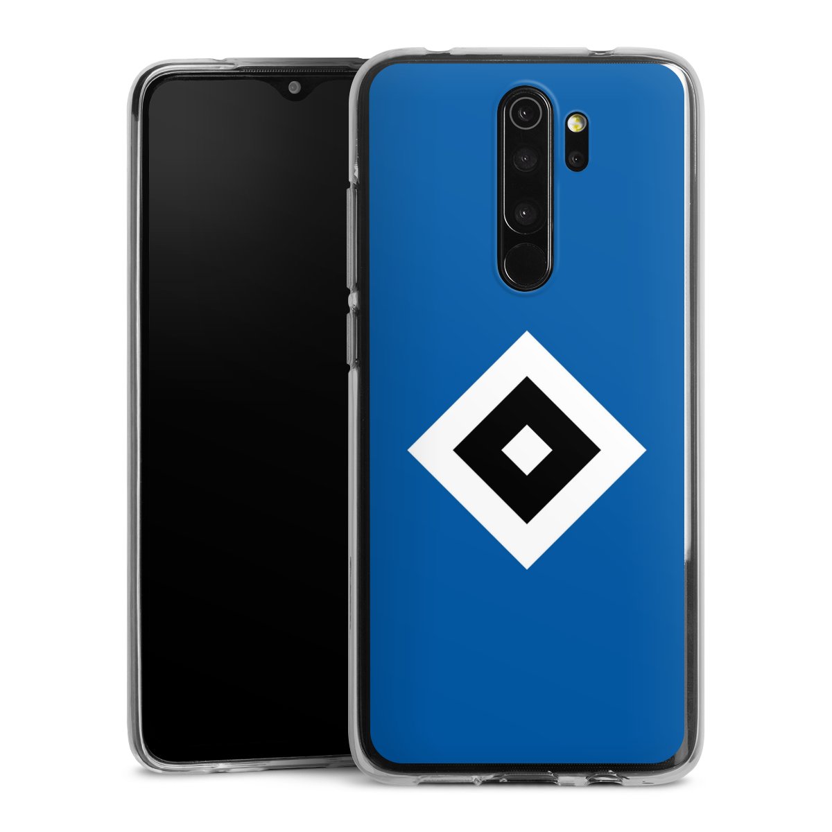 Xiaomi Redmi Note 8 Pro Handy Silikon Hülle Case transparent Handyhülle Hsv Logo Hamburger Sv Silikon Case