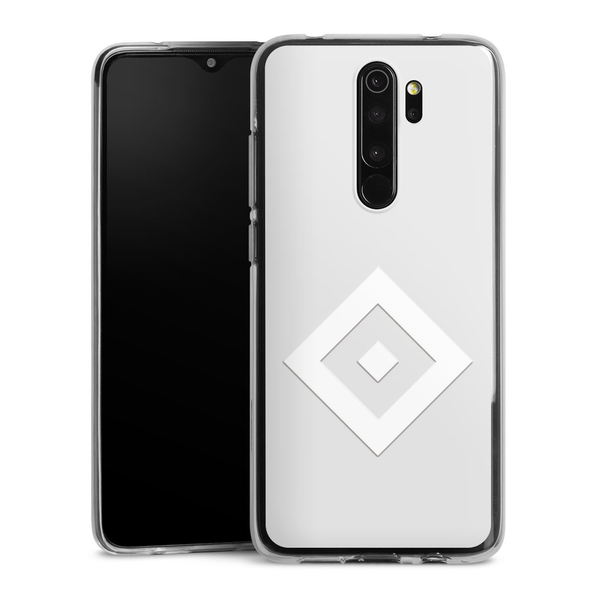 Xiaomi Redmi Note 8 Pro Handy Silikon Hülle Case transparent Handyhülle Hamburger Sv Coat Of Arms Hsv Silikon Case