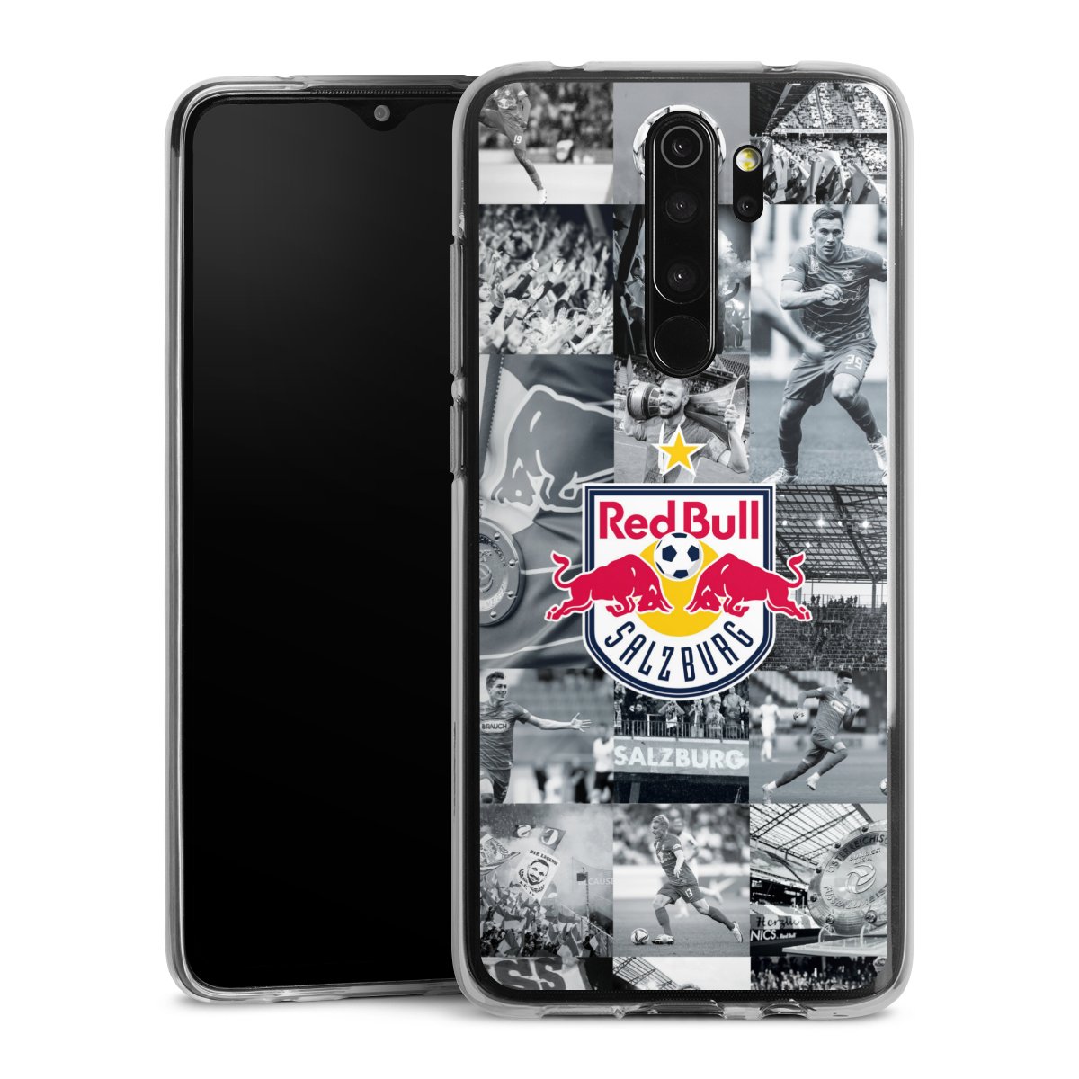 Xiaomi Redmi Note 8 Pro Handy Silikon Hülle Case transparent Handyhülle Fc Red Bull Salzburg Salzburg Red Bull Silikon Case