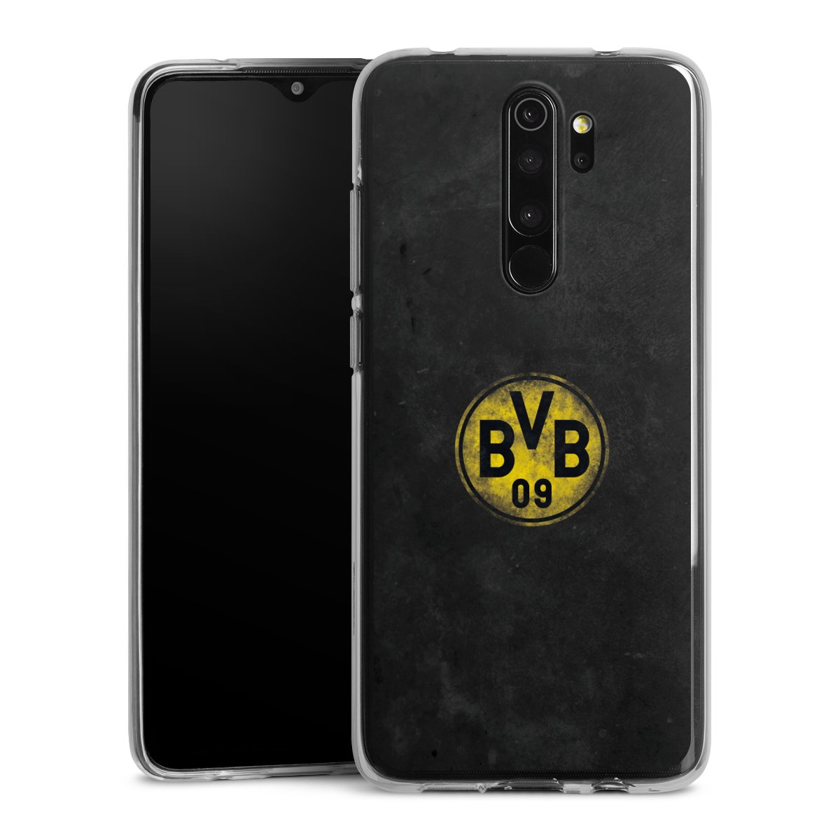 Xiaomi Redmi Note 8 Pro Handy Silikon Hülle Case transparent Handyhülle Borussia Dortmund Bvb Merchandise Silikon Case