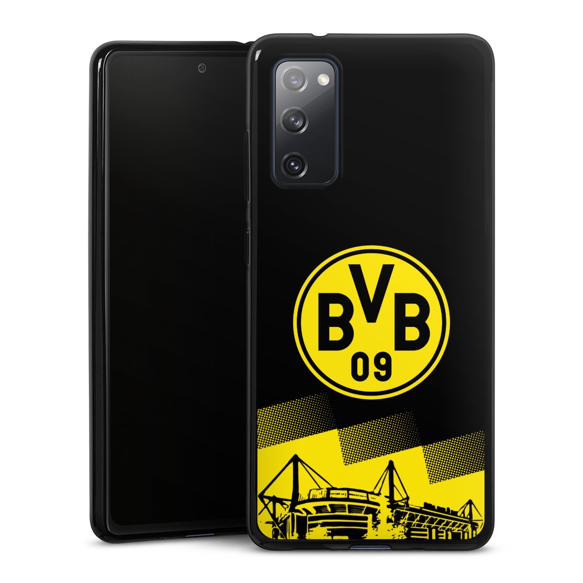 Galaxy S20 FE Handy Silikon Hülle Case schwarz Handyhülle Stadium Borussia Dortmund Bvb