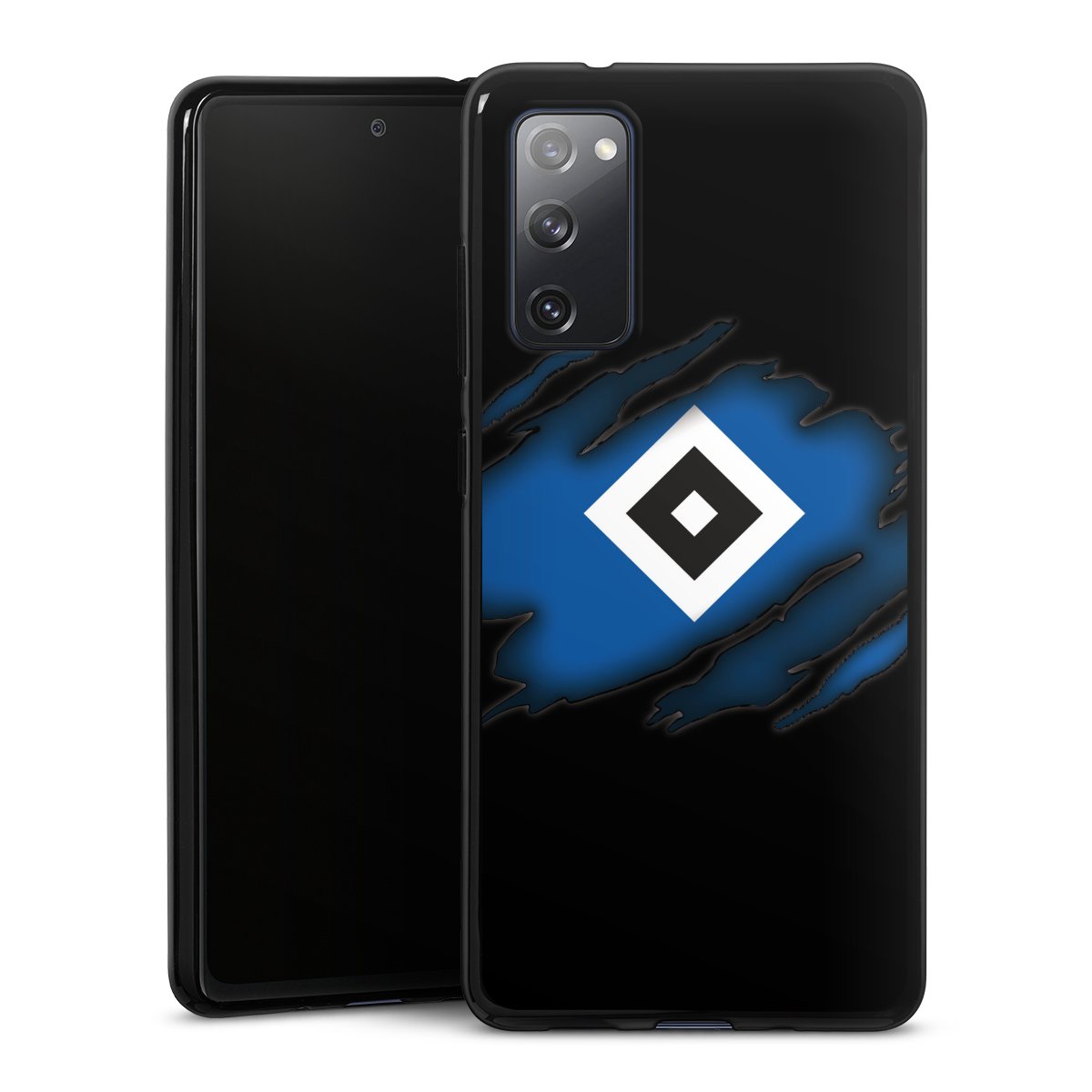 Galaxy S20 FE Handy Silikon Hülle Case schwarz Handyhülle Official Licensed Product Hsv Hamburger Sv