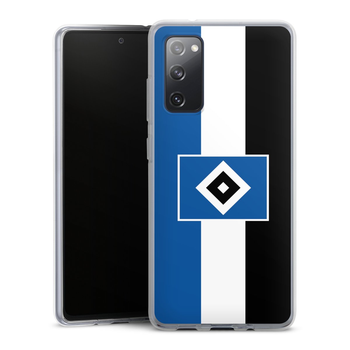 Galaxy S20 FE Handy Silikon Hülle Case transparent Handyhülle Hamburger Sv Hsv Stripes Silikon Case