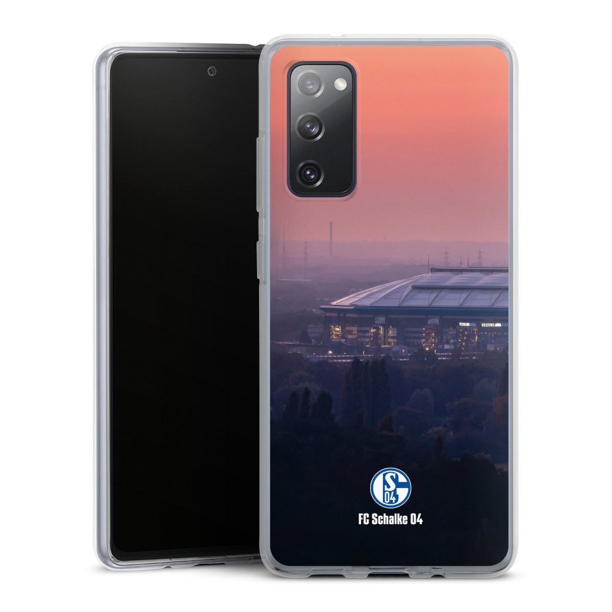 Galaxy S20 FE Handy Silikon Hülle Case transparent Handyhülle Fc Schalke 04 Stadium Schalke 04 Silikon Case