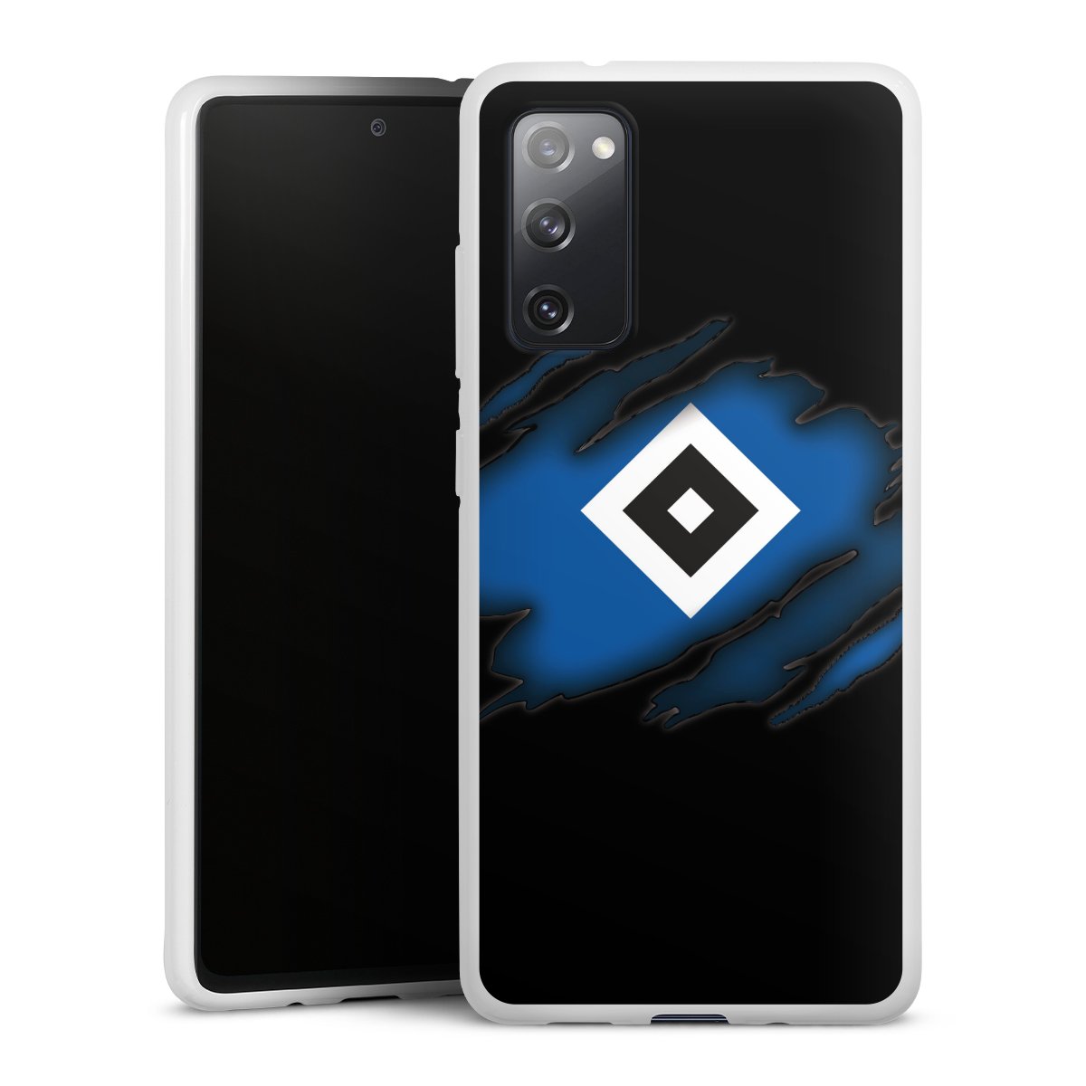 Galaxy S20 FE Handy Silikon Hülle Case weiß Handyhülle Official Licensed Product Hsv Hamburger Sv Silikon Case