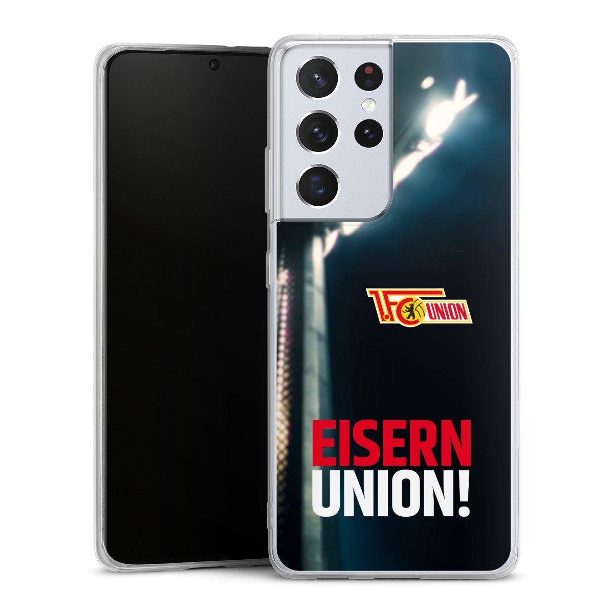 Galaxy S21 Ultra 5G Handy Silikon Hülle Case transparent Handyhülle 1. Fc Union Berlin Merchandise Soccer Silikon Case