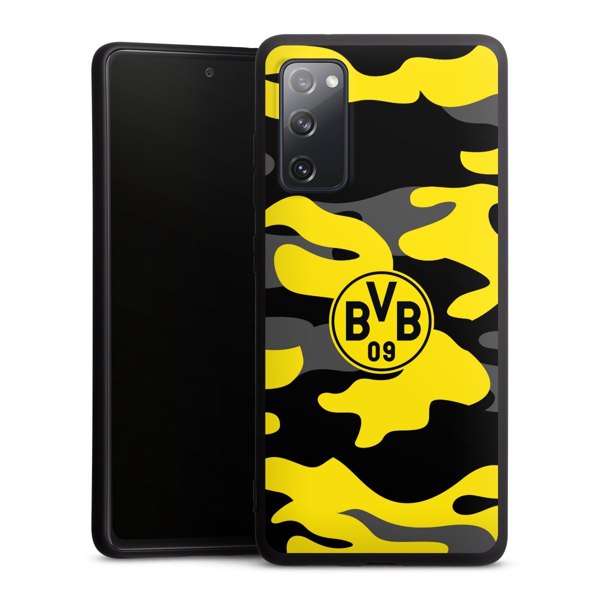 Galaxy S20 FE Handy Premium Silikon Hülle Handyhülle schwarz Case Merchandise Borussia Dortmund Bvb Silikon Premium Case