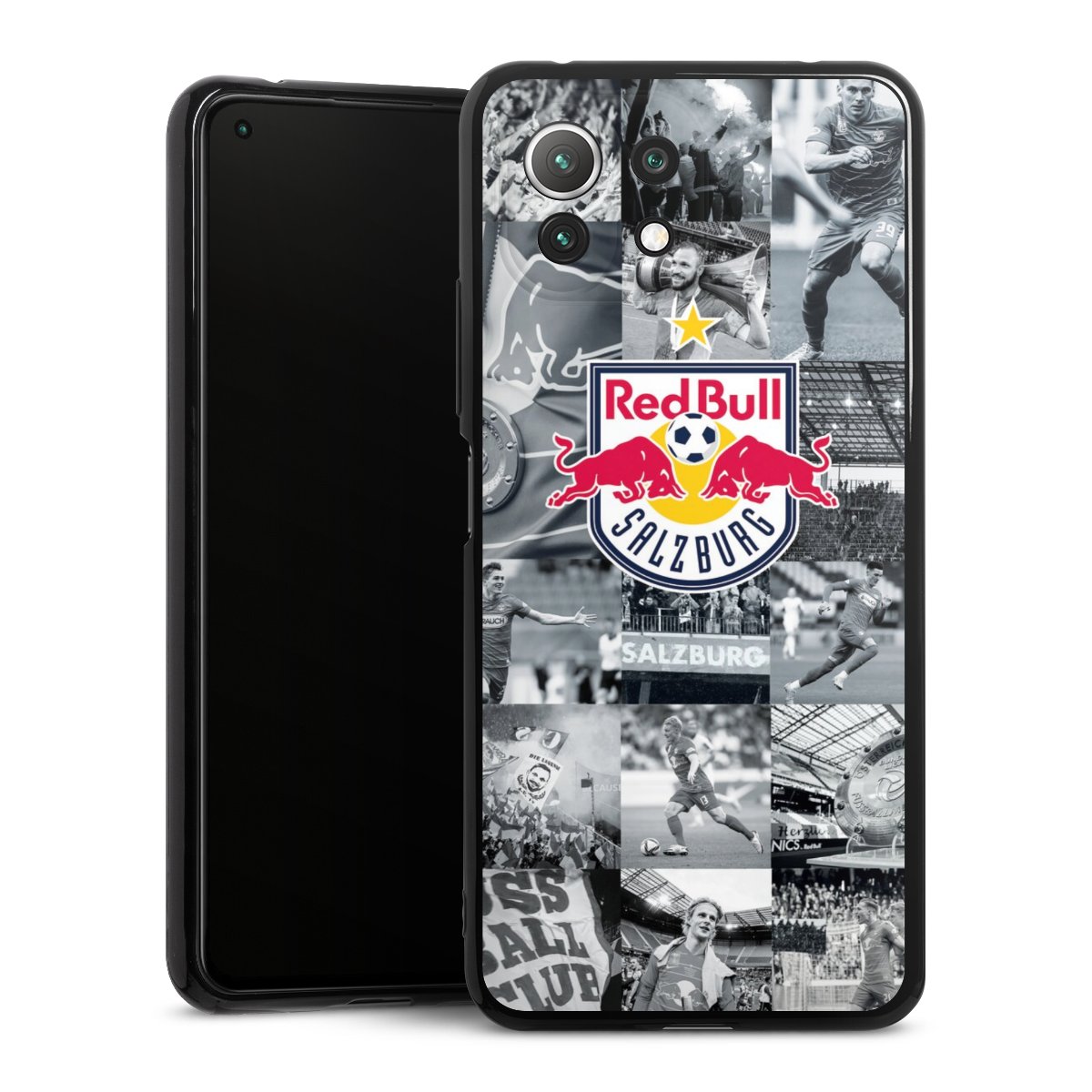 Xiaomi Mi 11 Lite 5G NE Handy Silikon Hülle Case schwarz Handyhülle Salzburg Fc Red Bull Salzburg Red Bull