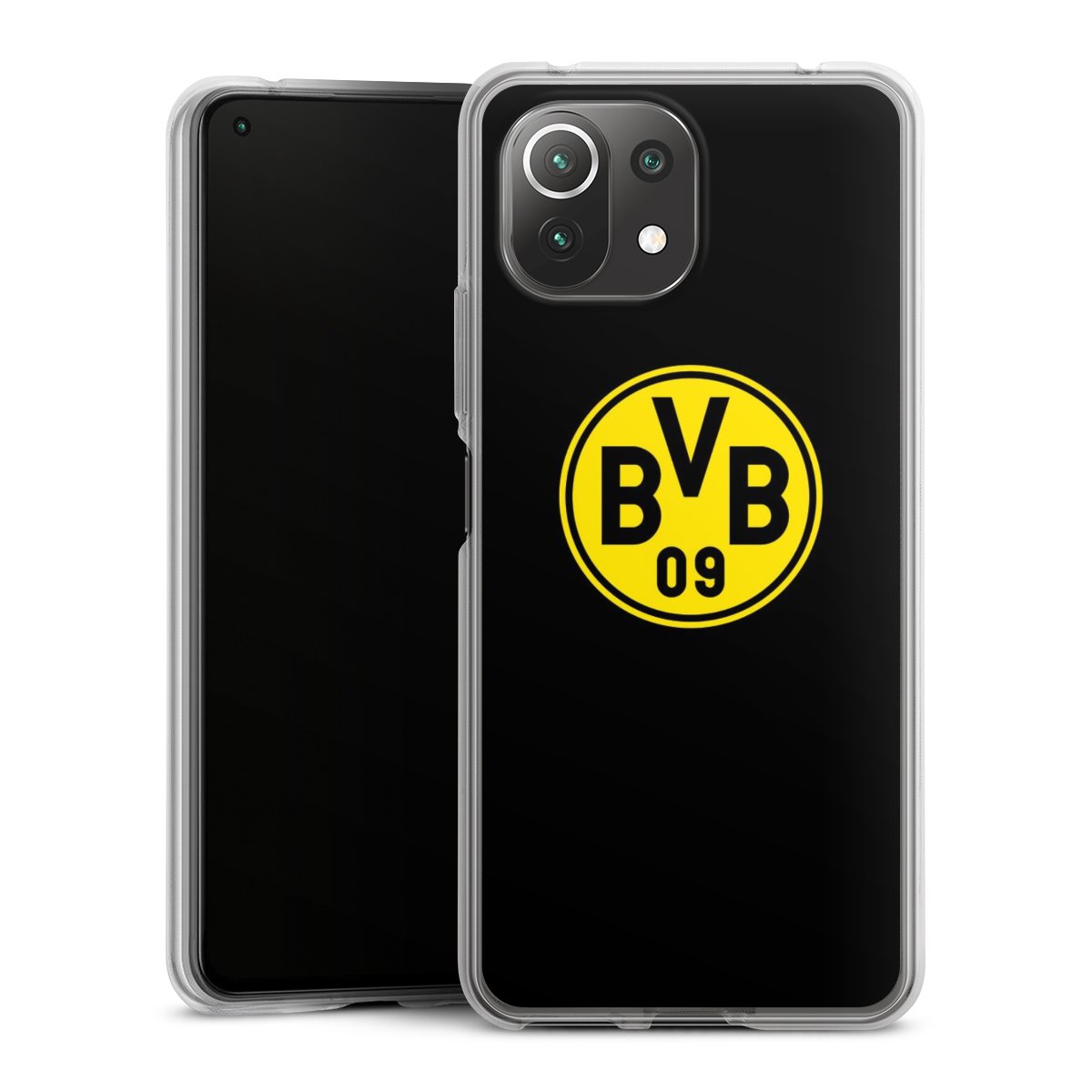 Xiaomi Mi 11 Lite 5G NE Handy Silikon Hülle Case transparent Handyhülle Bvb Borussia Dortmund Logo Silikon Case