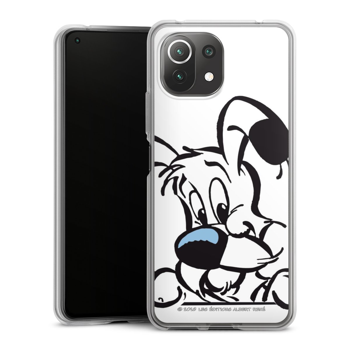 Xiaomi Mi 11 Lite 5G NE Handy Silikon Hülle Case transparent Handyhülle Official Licensed Product Comic Idefix Silikon Case