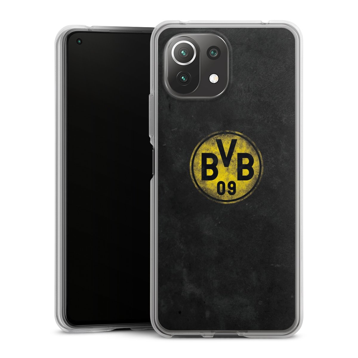 Xiaomi Mi 11 Lite 5G NE Handy Silikon Hülle Case transparent Handyhülle Borussia Dortmund Bvb Merchandise Silikon Case