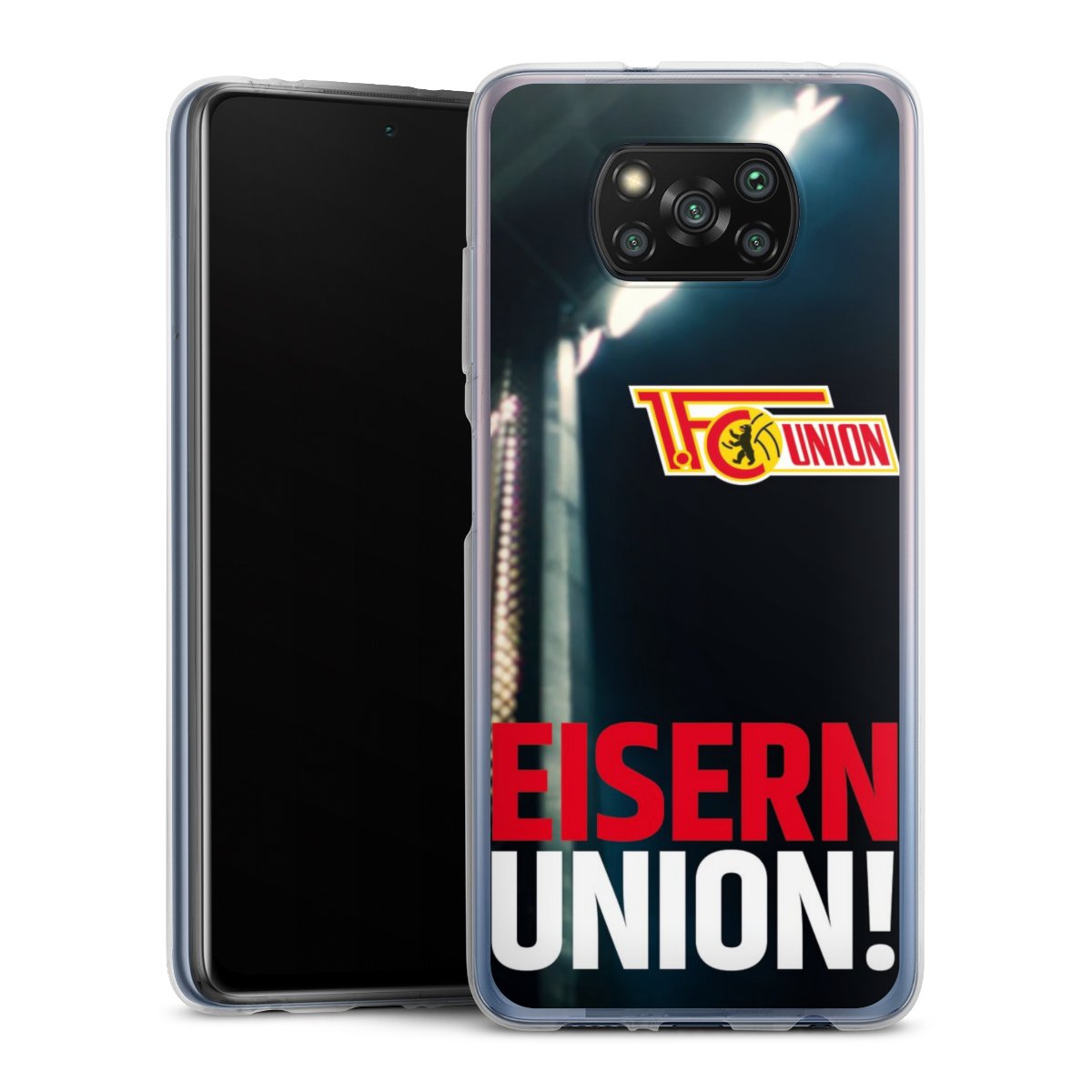 Xiaomi Poco X3 Pro Handy Silikon Hülle Case transparent Handyhülle 1. Fc Union Berlin Merchandise Soccer Silikon Case