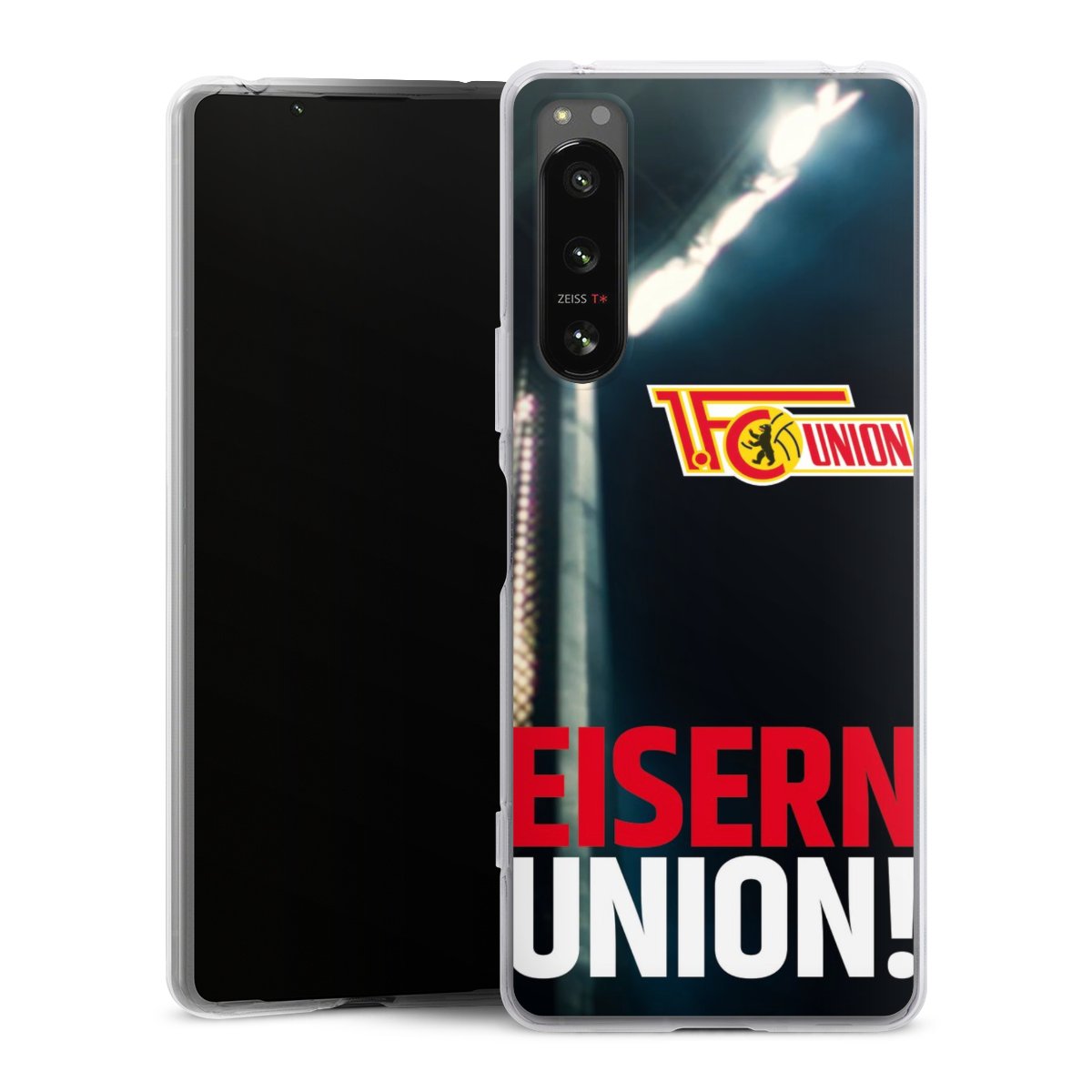 Sony Xperia 5 IV Handy Silikon Hülle Case transparent Handyhülle 1. Fc Union Berlin Merchandise Soccer Silikon Case
