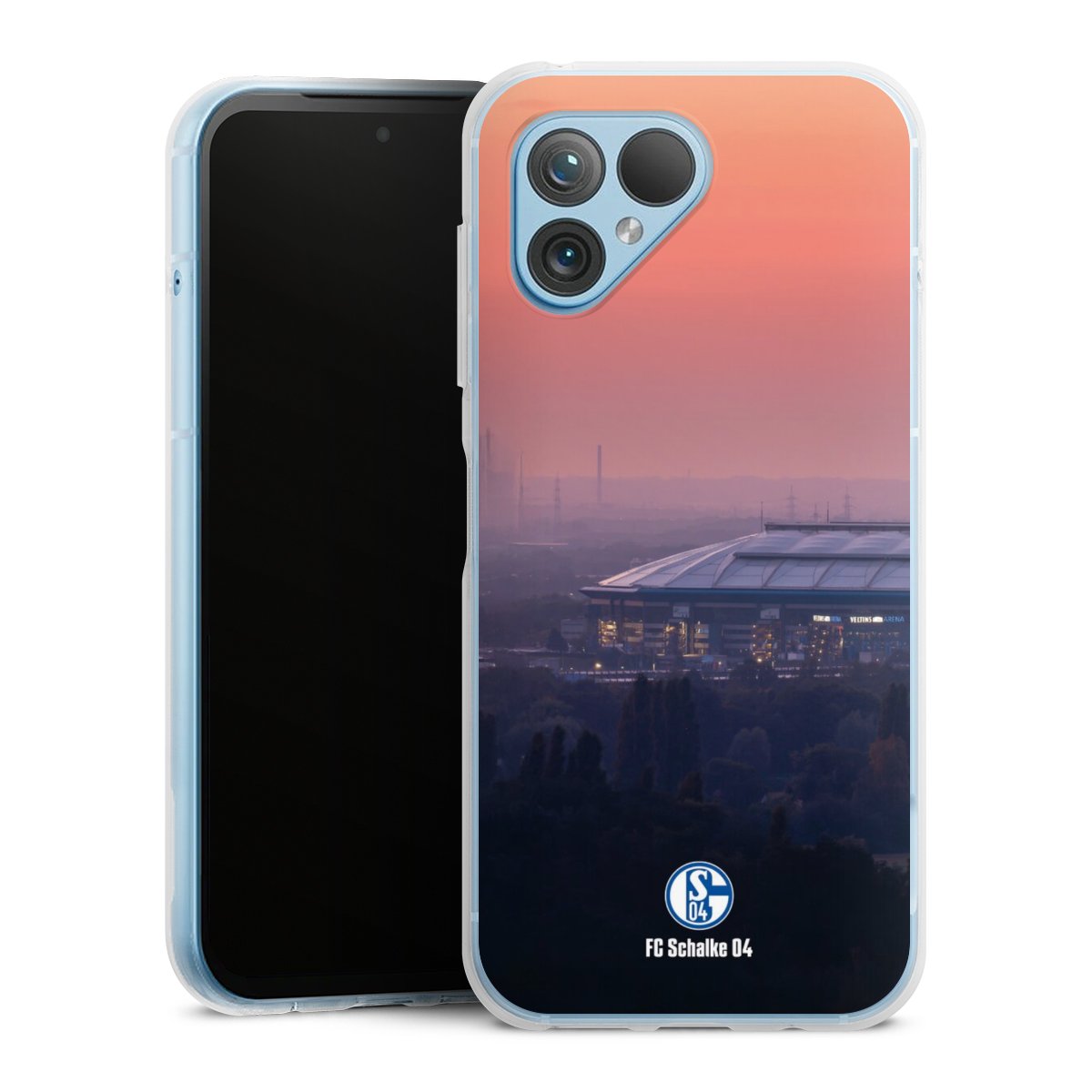 Fairphone 5 Handy Silikon Hülle Case transparent Handyhülle Fc Schalke 04 Stadium Schalke 04 Silikon Case