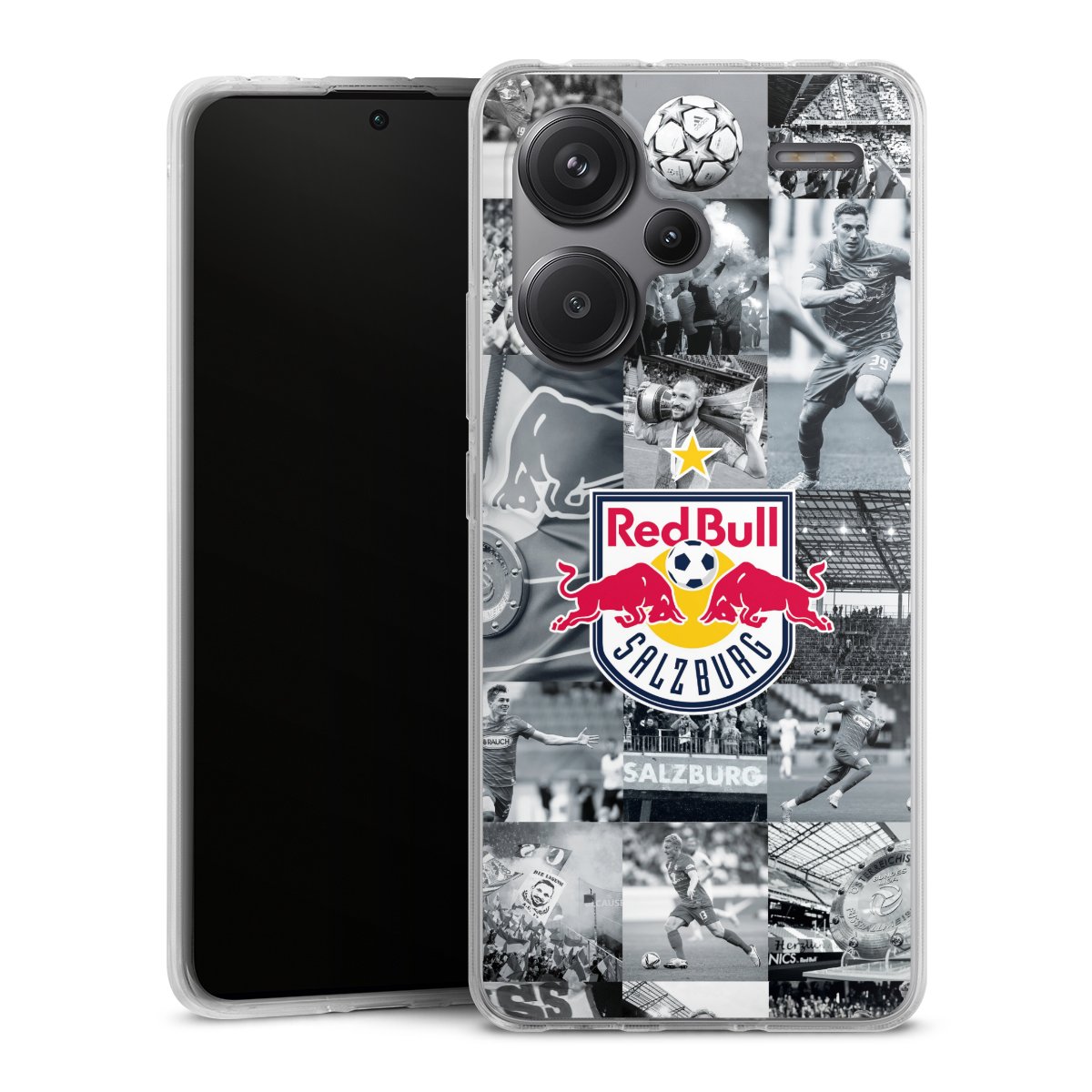 Xiaomi Redmi Note 13 Pro Plus Handy Silikon Hülle Case transparent Handyhülle Salzburg Fc Red Bull Salzburg Red Bull Silikon Case