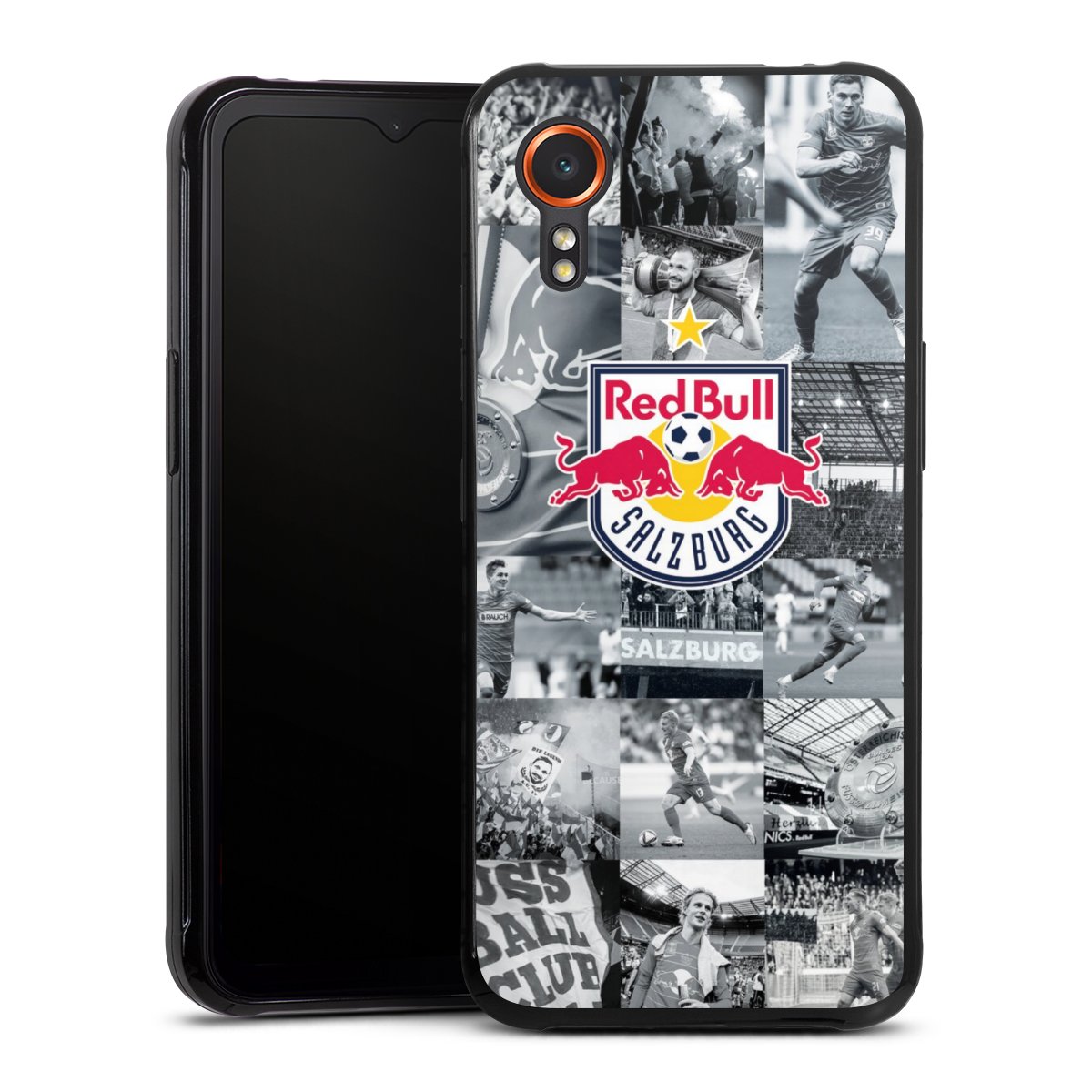 Galaxy Xcover 7 Handy Silikon Hülle Case schwarz Handyhülle Salzburg Fc Red Bull Salzburg Red Bull