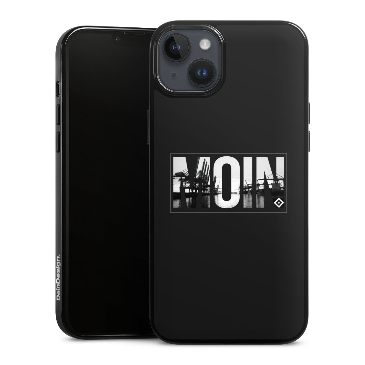 iPhone 14 Plus Handy Silikon Hülle Case schwarz Handyhülle Hamburger Sv Hsv Official Licensed Product