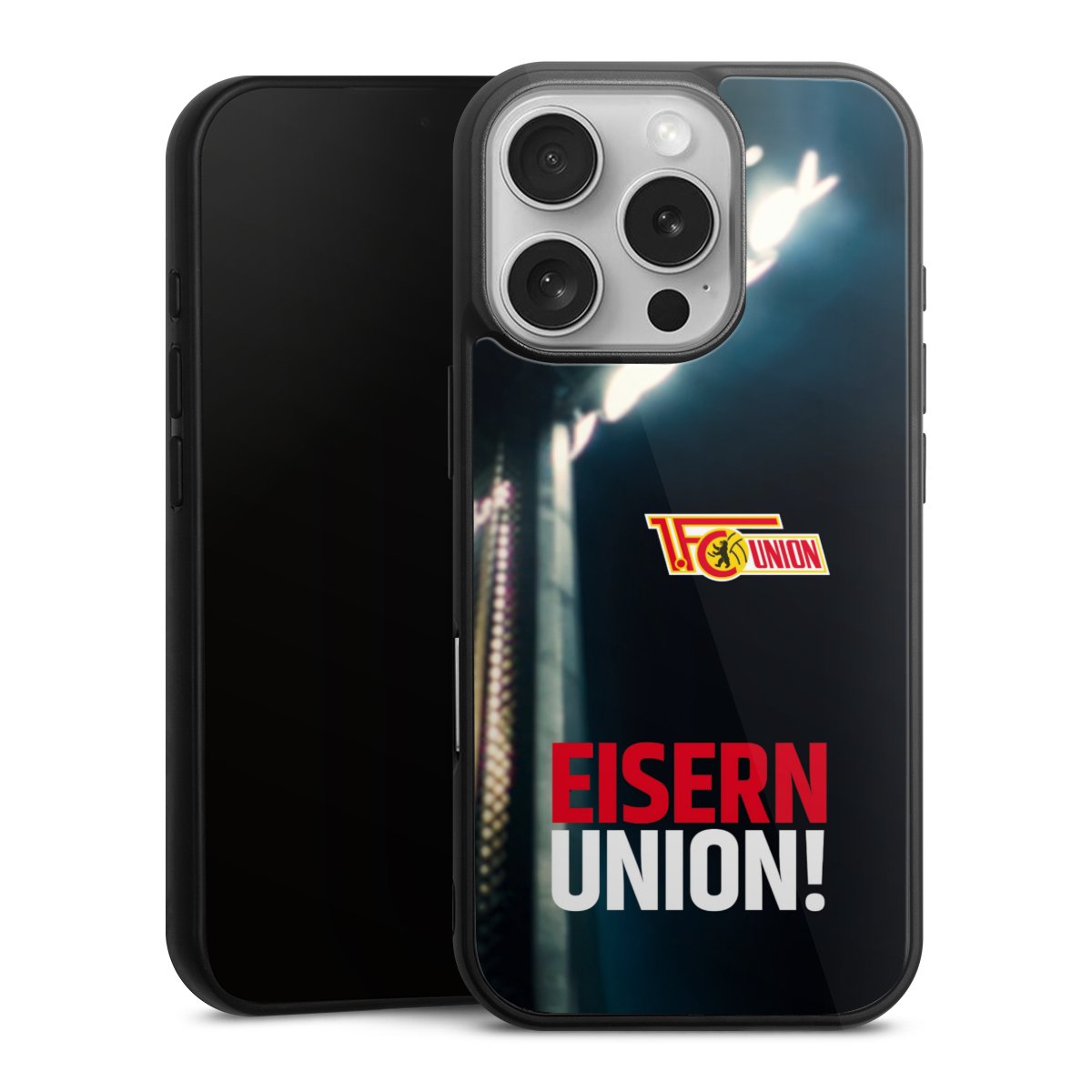iPhone 16 Pro Handy Gallery Case Handyhülle 9H Gehärtetes Glas Rückseite Hülle 1. Fc Union Berlin Merchandise Soccer Gallery Case