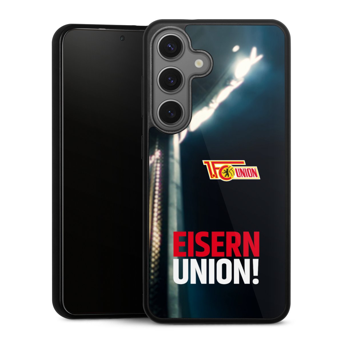 Galaxy S25 Handy Gallery Case Handyhülle 9H Gehärtetes Glas Rückseite Hülle 1. Fc Union Berlin Merchandise Soccer Gallery Case