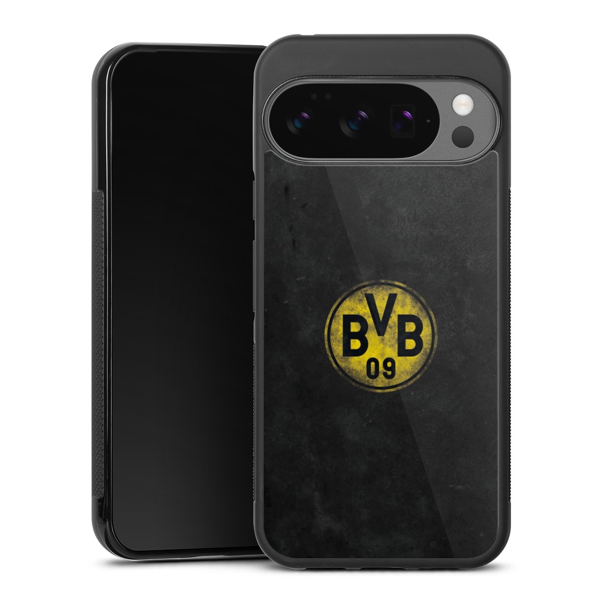 Google Pixel 10 Pro XL Handy Gallery Case Handyhülle 9H Gehärtetes Glas Rückseite Hülle Borussia Dortmund Bvb Merchandise Gallery Case