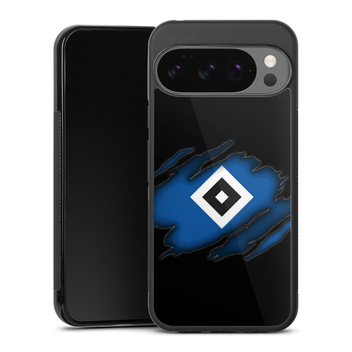 Google Pixel 10 Pro XL Handy Gallery Case Handyhülle 9H Gehärtetes Glas Rückseite Hülle Hsv Hamburger Sv Official Licensed Product Gallery Case