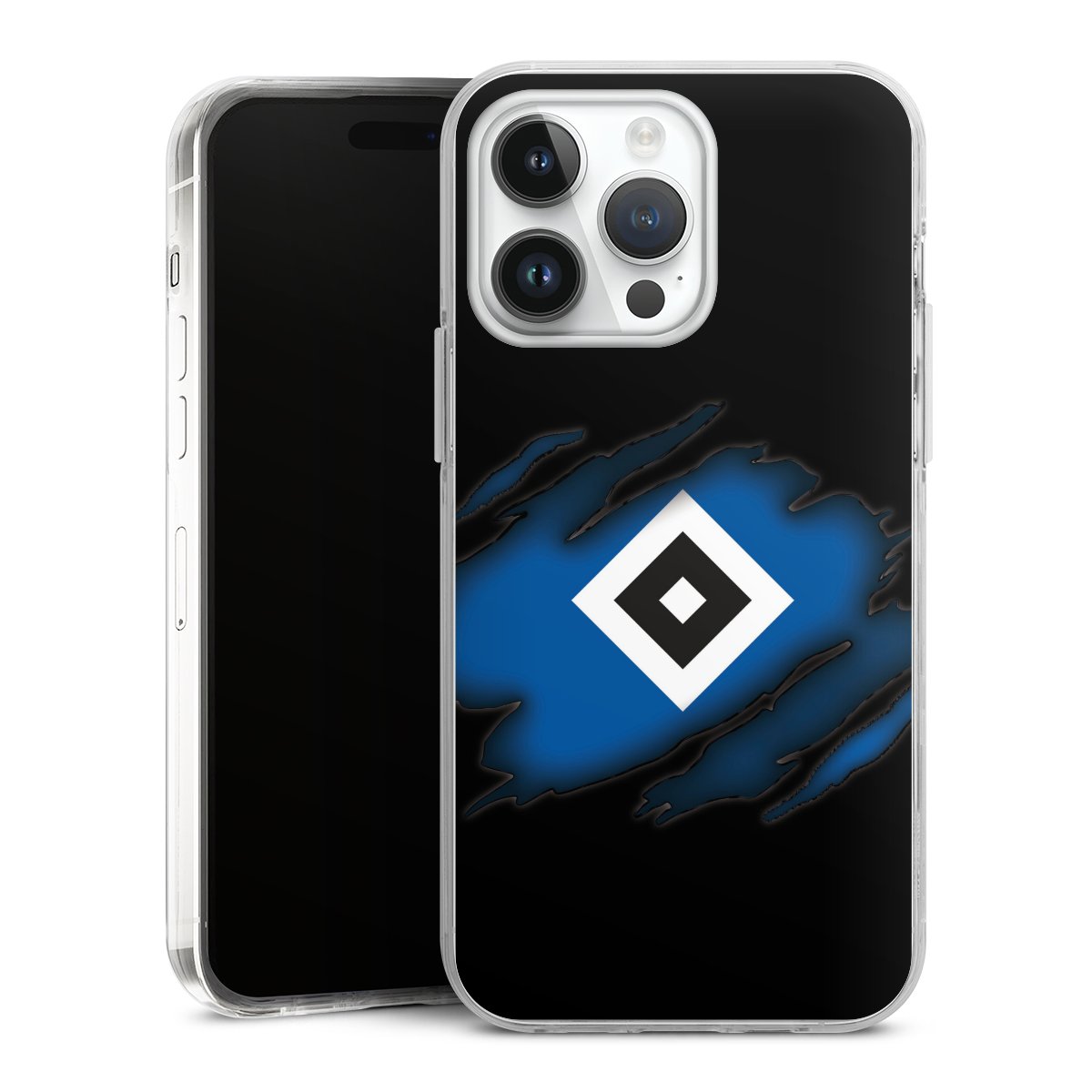 iPhone 14 Pro Max Handy Case Handyhülle transparent Hülle Hsv Official Licensed Product Hamburger Sv Hard Case