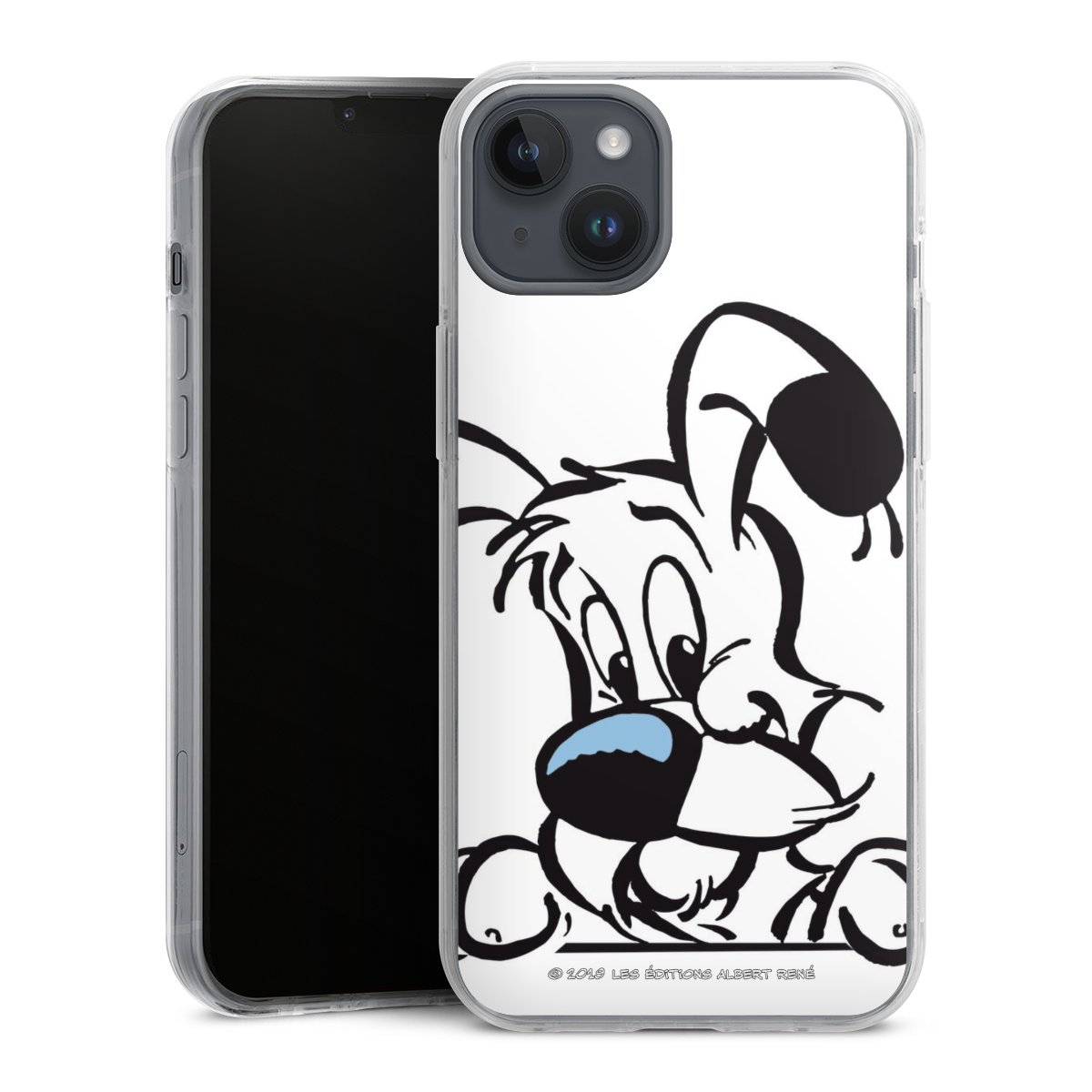 iPhone 14 Plus Handy Case Handyhülle transparent Hülle Official Licensed Product Comic Idefix Hard Case
