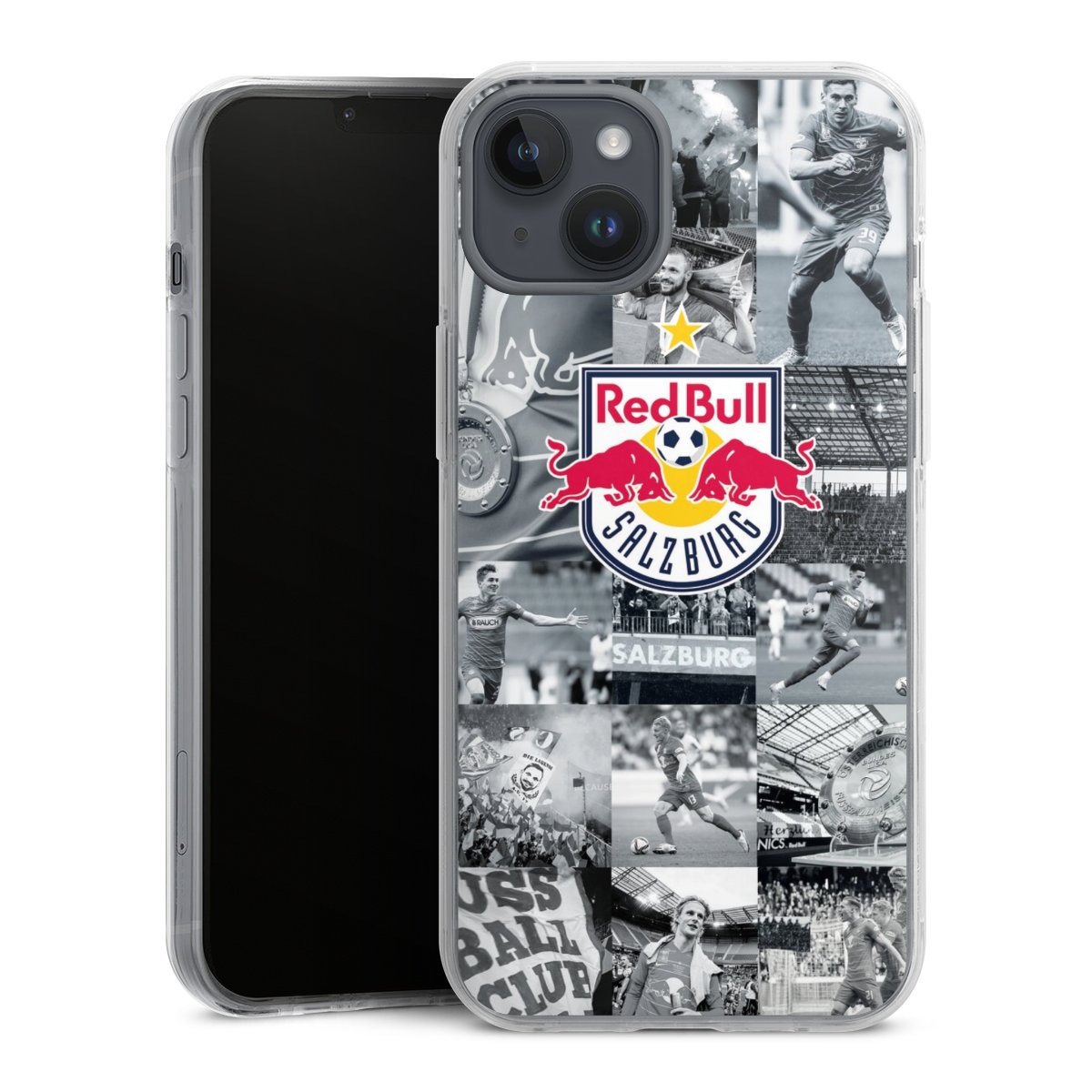 iPhone 14 Plus Handy Case Handyhülle transparent Hülle Salzburg Fc Red Bull Salzburg Red Bull Hard Case