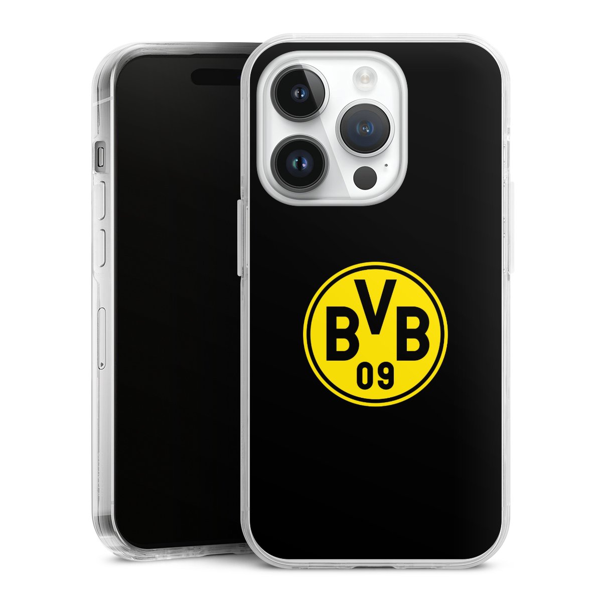 iPhone 14 Pro Handy Case Handyhülle transparent Hülle Bvb Borussia Dortmund Logo Hard Case