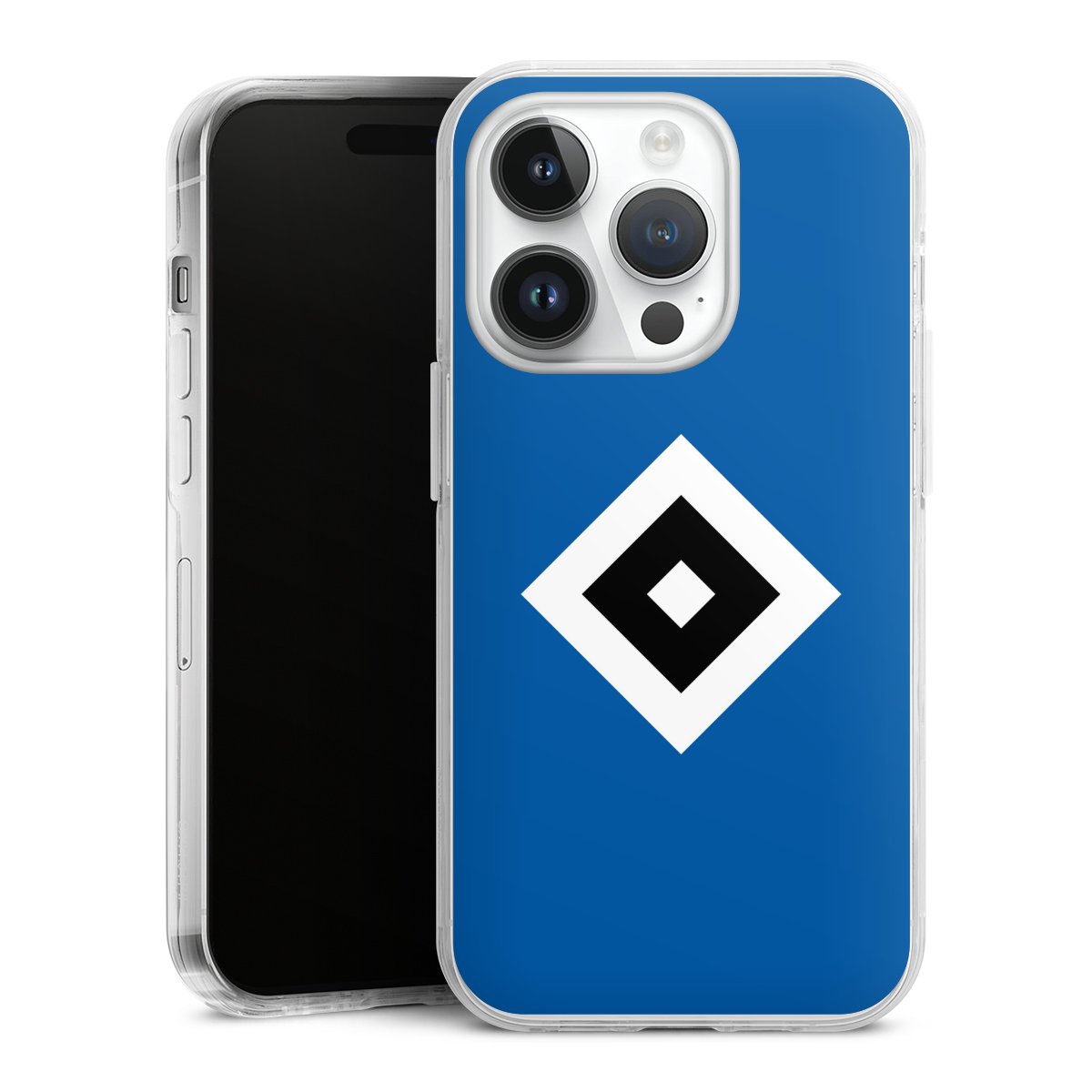 iPhone 14 Pro Handy Case Handyhülle transparent Hülle Hsv Logo Hamburger Sv Hard Case