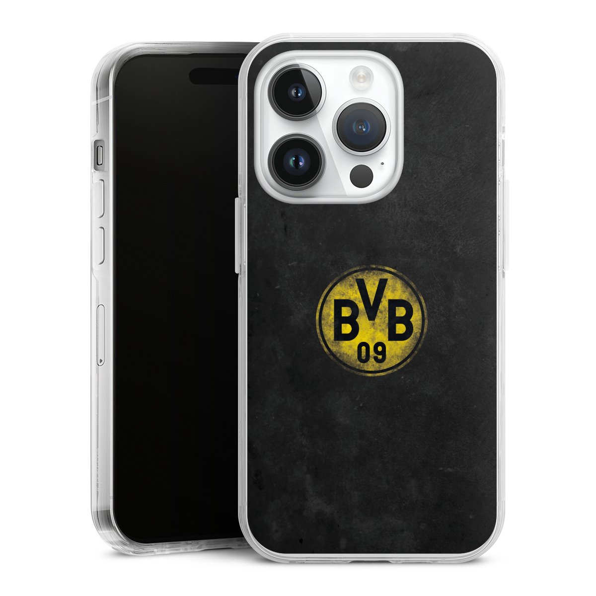 iPhone 14 Pro Handy Case Handyhülle transparent Hülle Borussia Dortmund Bvb Merchandise Hard Case