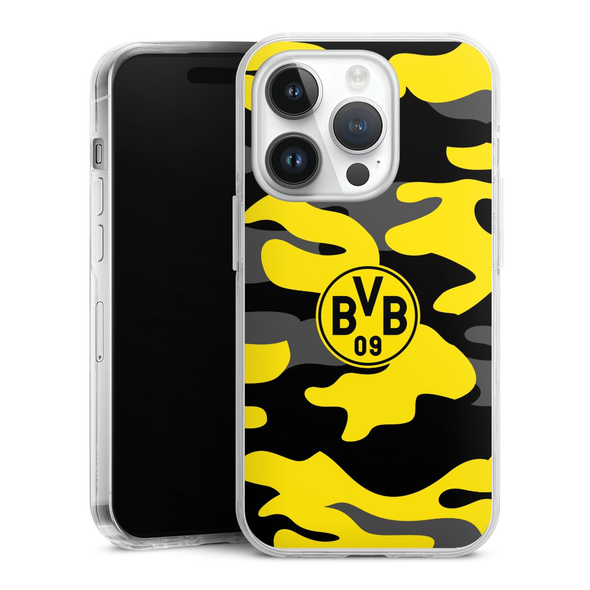 iPhone 14 Pro Handy Case Handyhülle transparent Hülle Merchandise Borussia Dortmund Bvb Hard Case