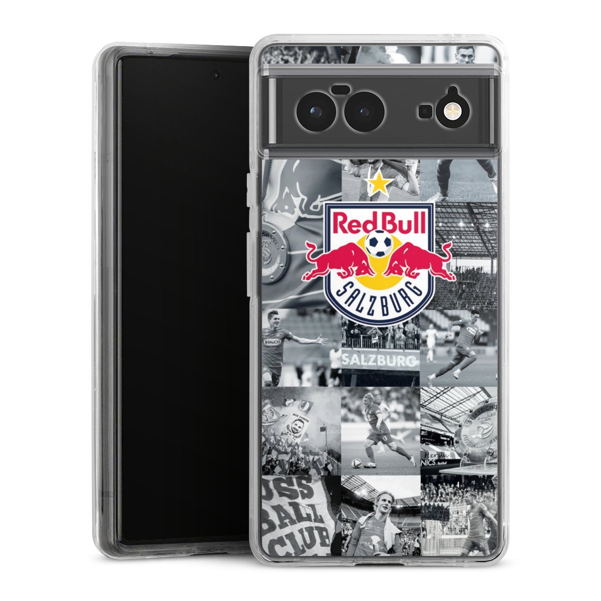 Google Pixel 6 Handy Case Handyhülle transparent Hülle Salzburg Fc Red Bull Salzburg Red Bull Hard Case