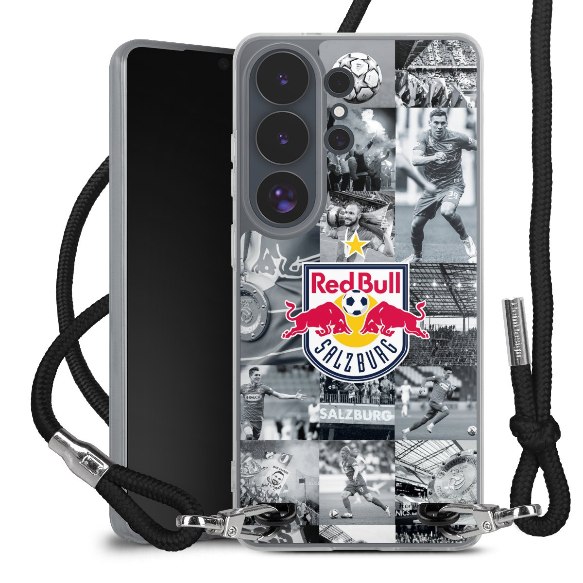 Galaxy S26 Ultra Handy Carry Case Hülle mit Band Handykette zum Umhängen schwarz Salzburg Fc Red Bull Salzburg Red Bull Carry Case