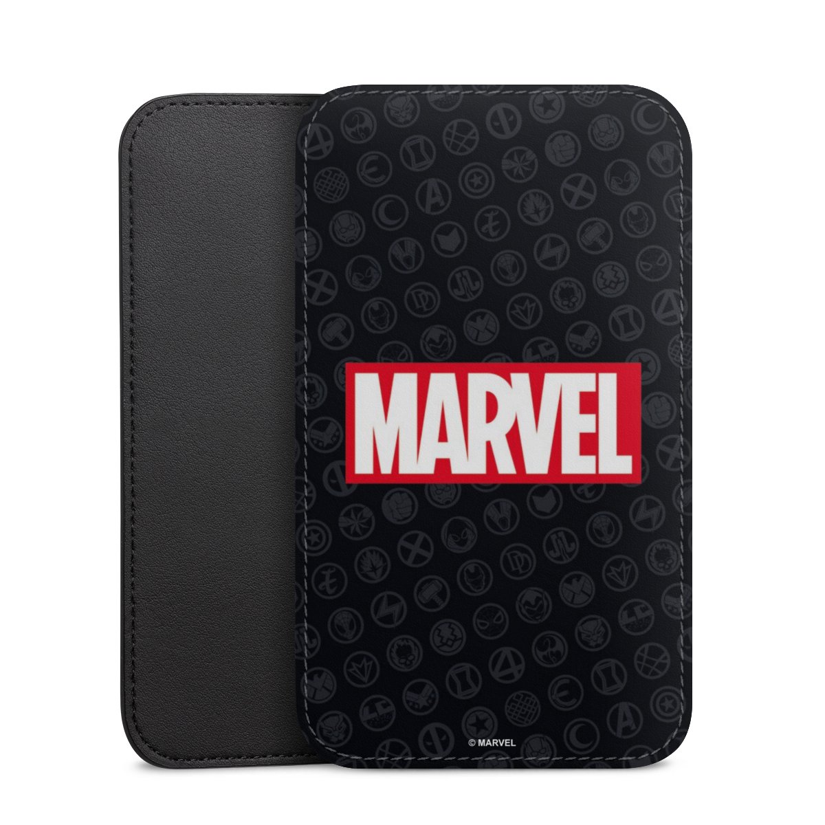Galaxy A56 5G Handy Hülle Tasche Sleeve Socke Schutzhülle Comic Marvel Logo Sleeve