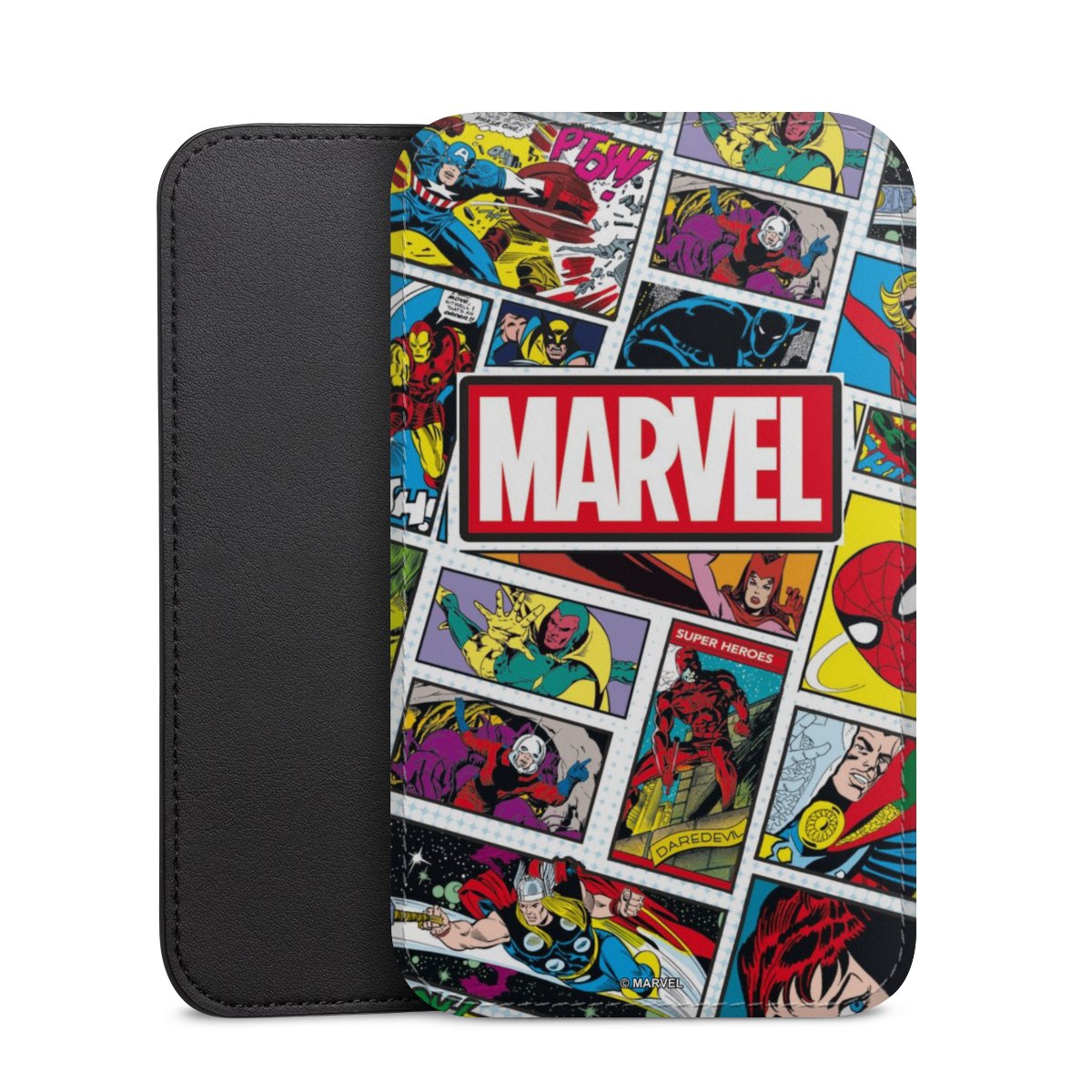 Galaxy S25 Ultra Handy Hülle Tasche Sleeve Socke Schutzhülle Marvel Comic Muster Sleeve