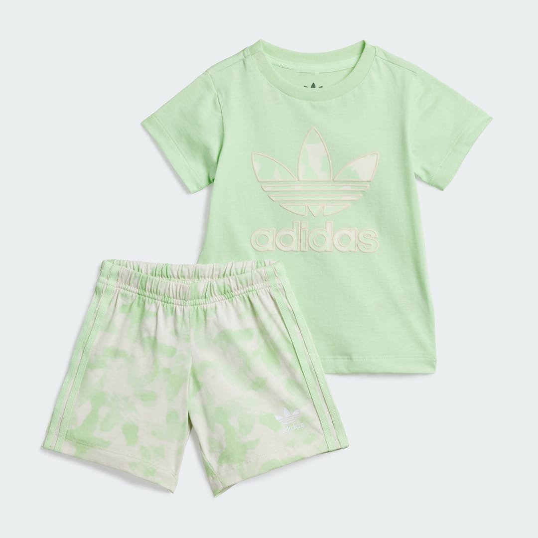 Summer Allover Print Shorts und T-Shirt Set