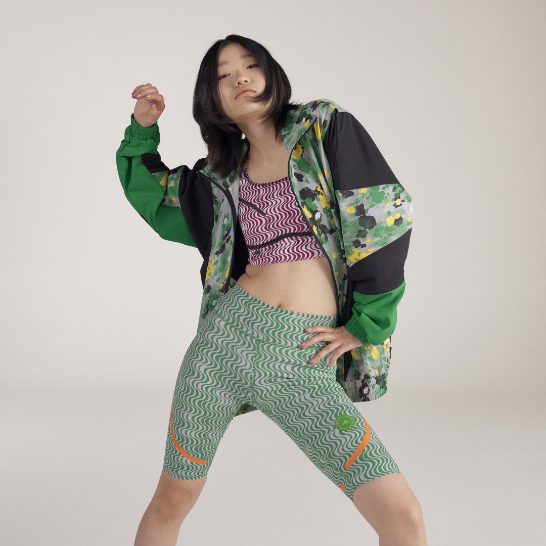 adidas by Stella McCartney TruePurpose Printed kurze Leggings