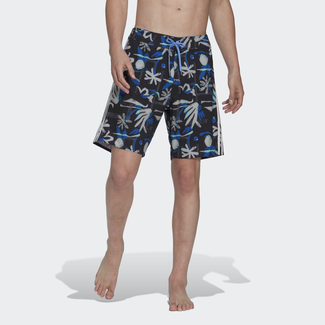 Seasonal Floral Beach Tech Shorts