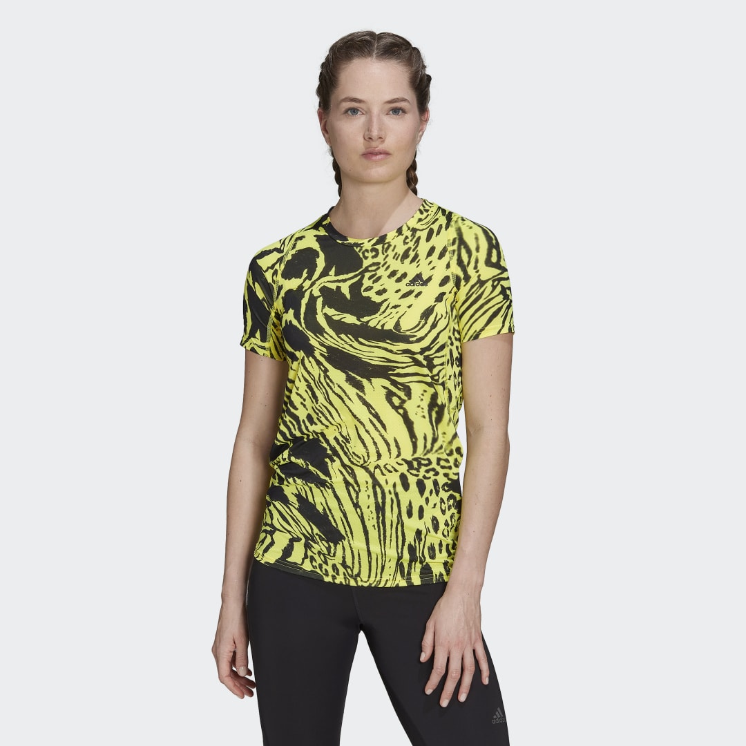 Fast Allover Print Running T-Shirt